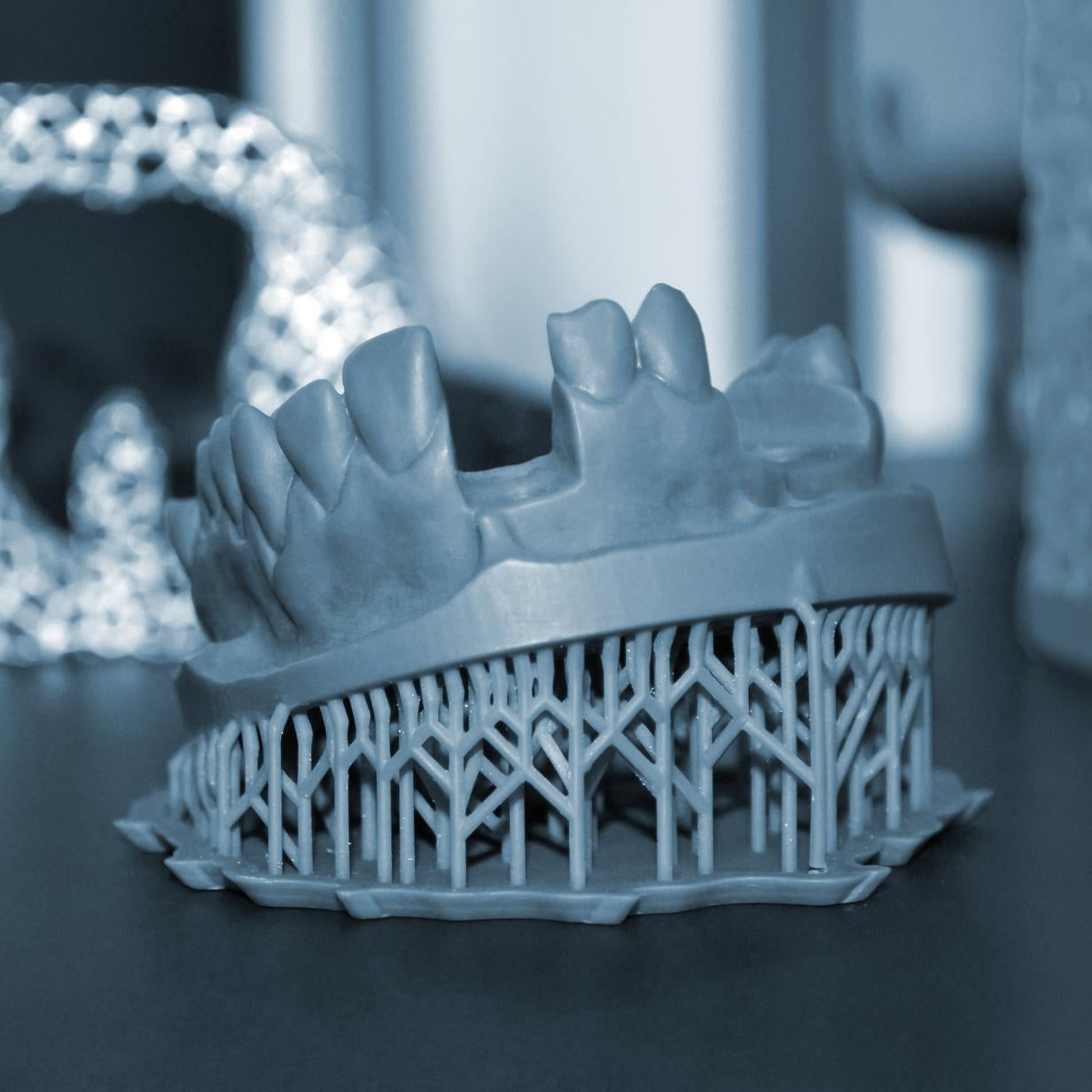 Pieza de fabricación aditiva SLA impresa en 3D